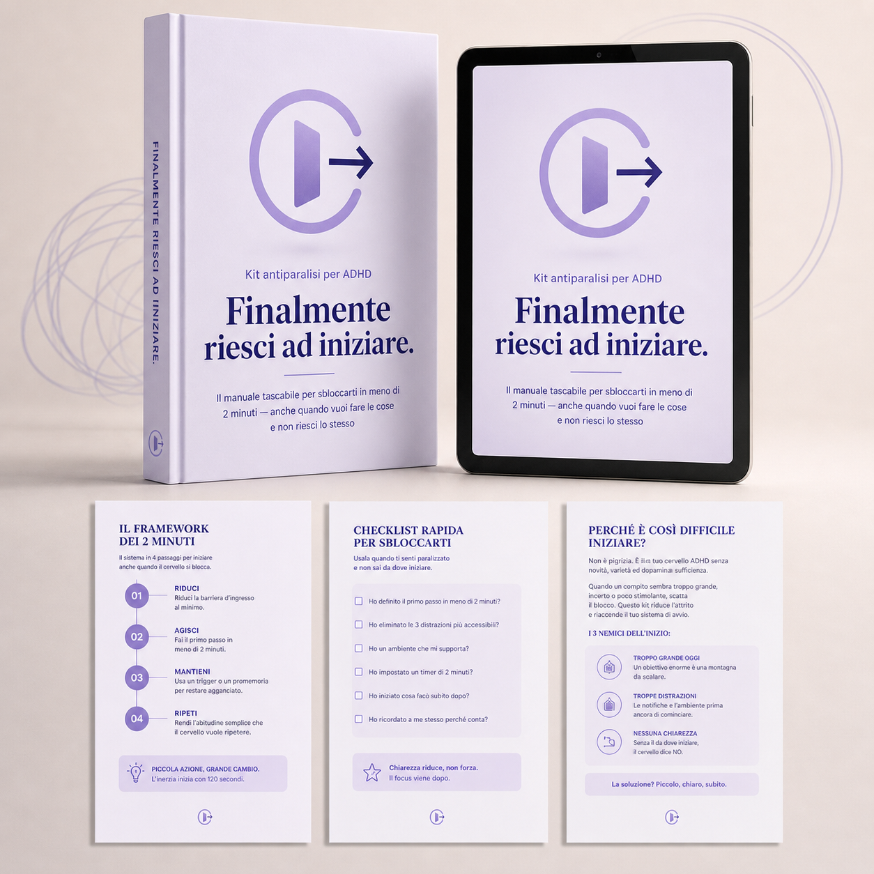 Bundle Completo ADHD — Kit + Card + Planner