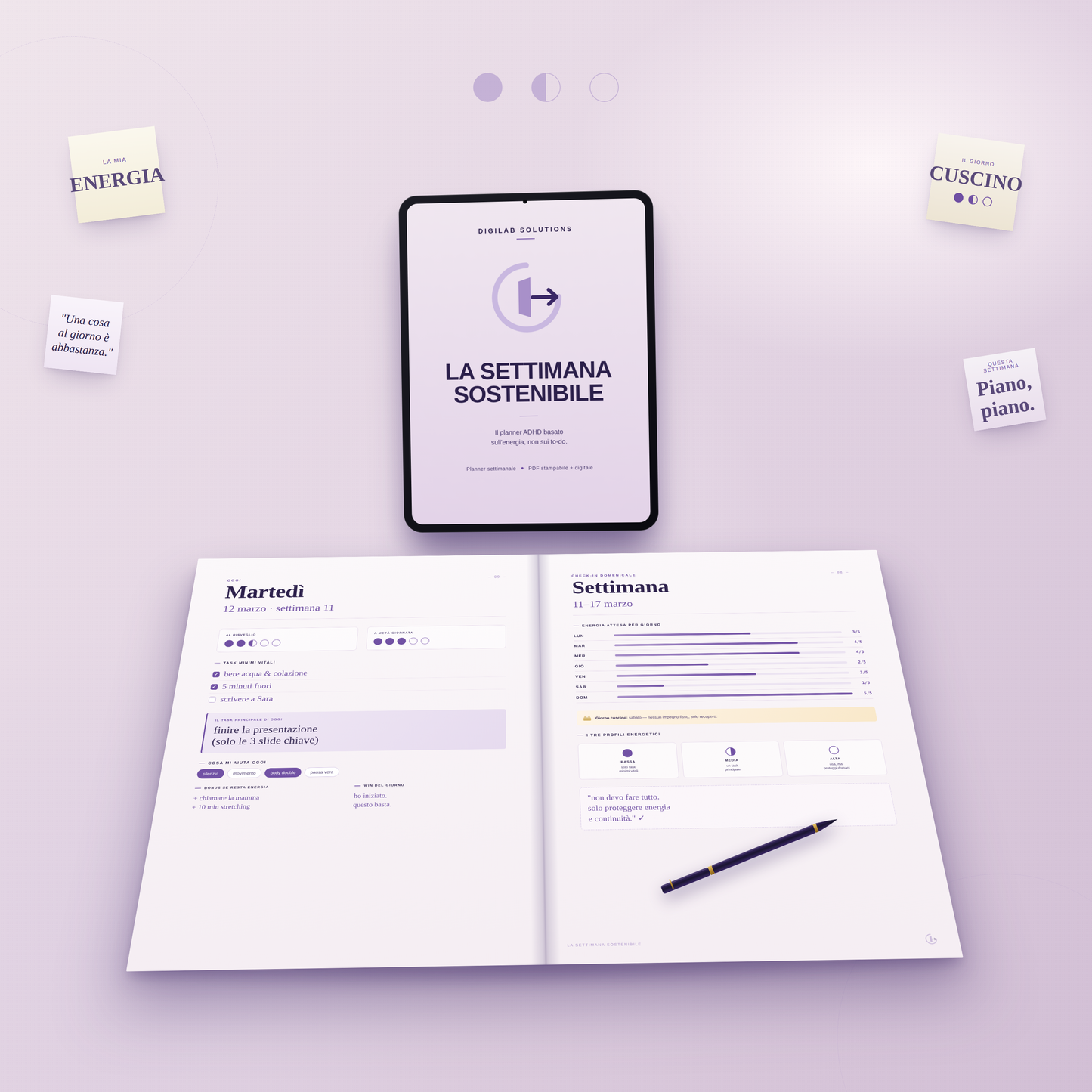 La Settimana Sostenibile — Planner ADHD